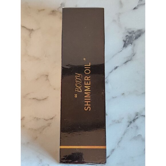 Liyalan Body Shimmer Oil 100ml - Body Luminizer Glows Brightening 03 Bronze Gold - Picture 3 of 5